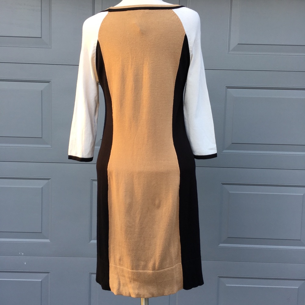 Laundry By Design Color Block 3/4 Midi Dress - image 4
